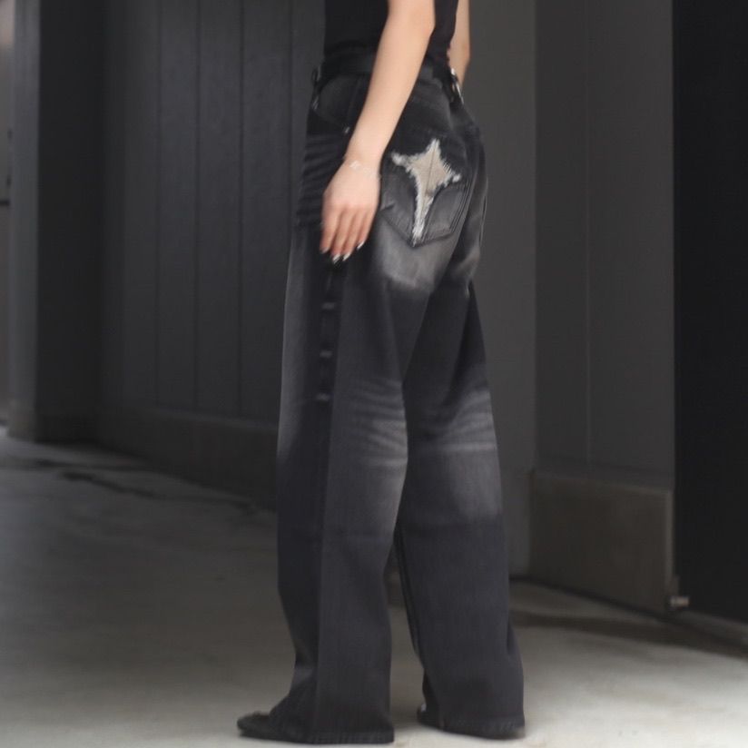 【残り一点】TC Leather Back Pocket Pants