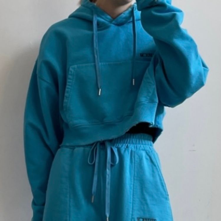 【残り一点】Nounless Short Hoodie Tops