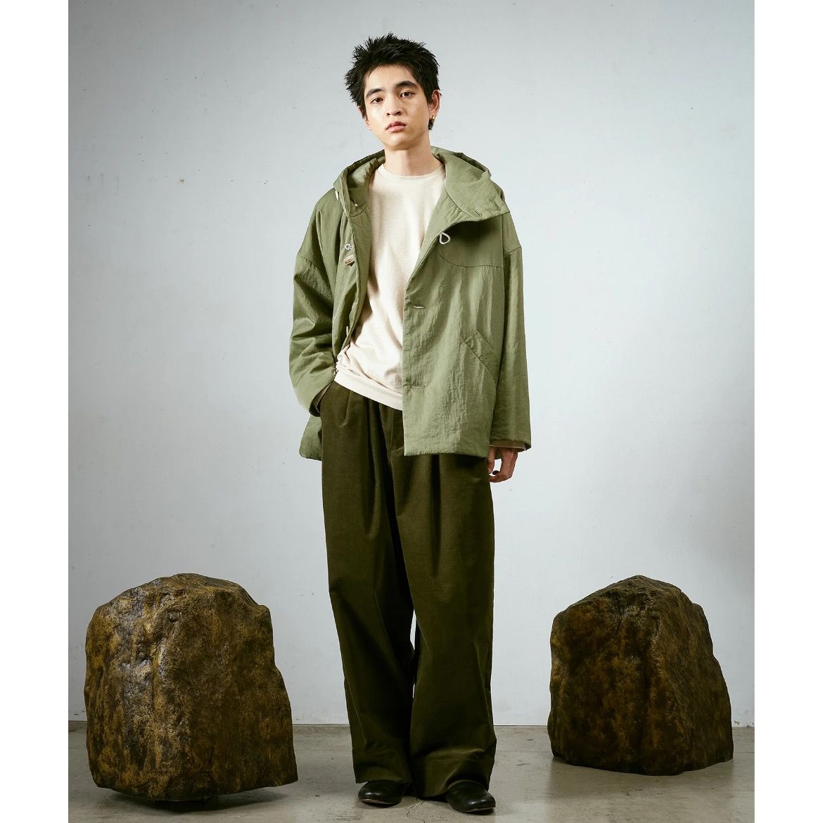 【残り一点】モールスキンシンプル2タックワイドPT