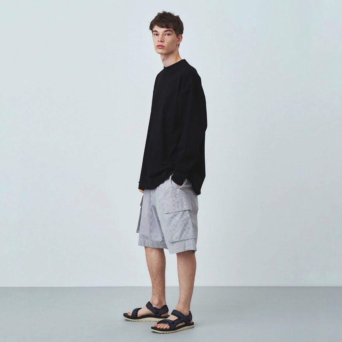 【残りわずか】12/- Air Spinning Loose Fit Longsleeve T-shirt