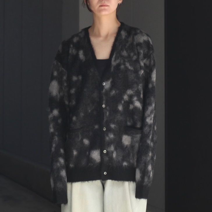 【残り一点】Kid Mohair Jacquard Cardigan