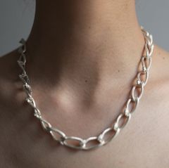 【お取り寄せ注文可能】蛇チェーンネックレス(SILVER)