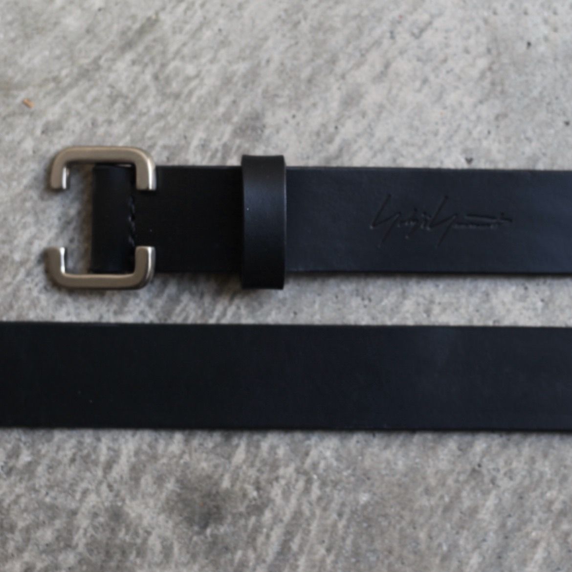 Yohji Yamamoto - 【残り一点】30mmフリーベルト(SIRVER×BLACK