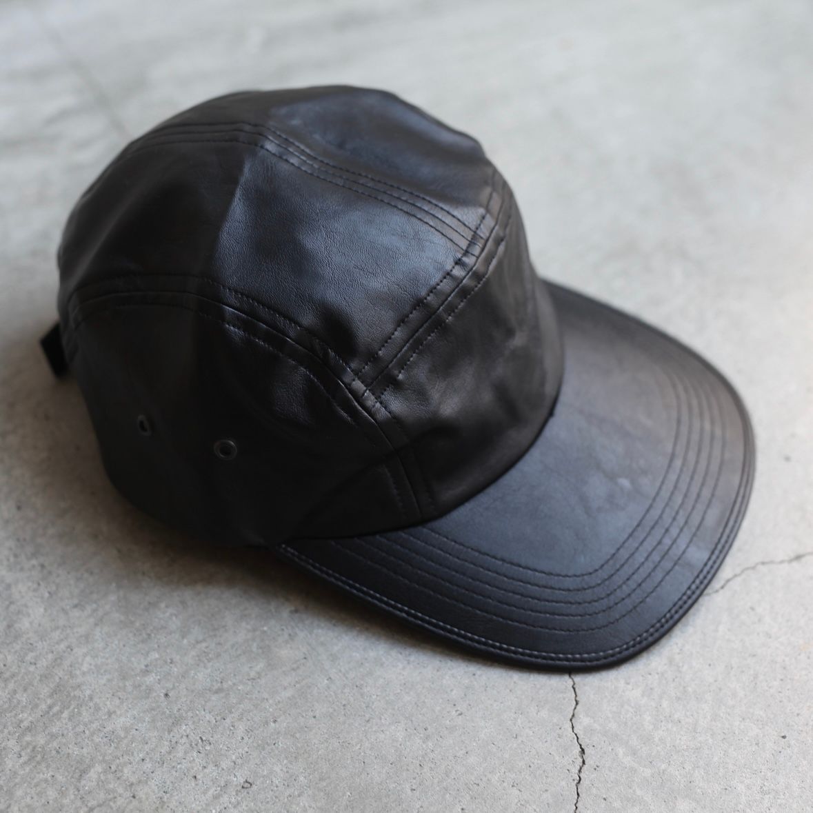 【再販売通知受付可能】Longbrim Jet Cap(SYNTHETIC LEATHER)