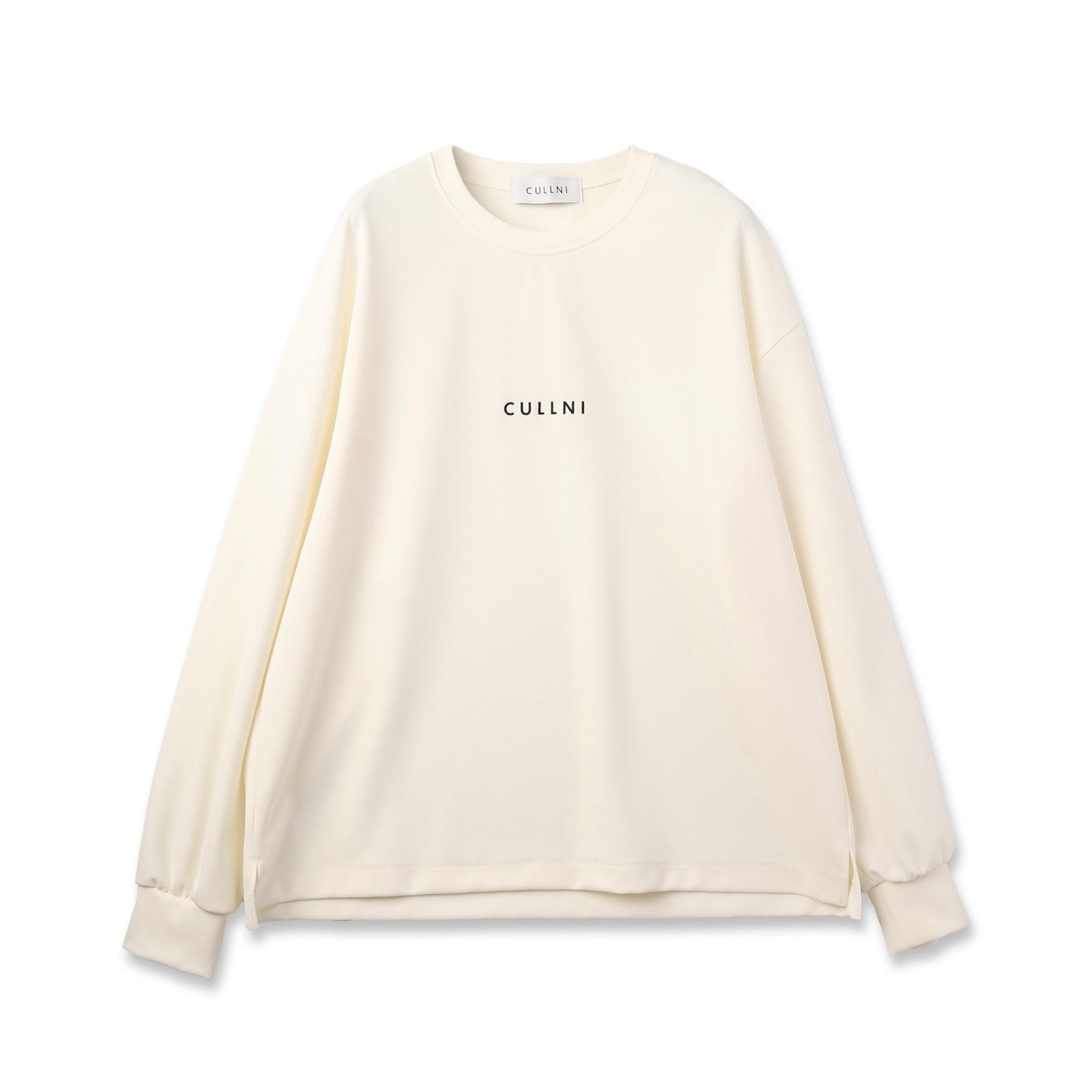 サイズはXSの0になりますCULLNI Logo Long Sleeve Tee XS WHITE - トップス