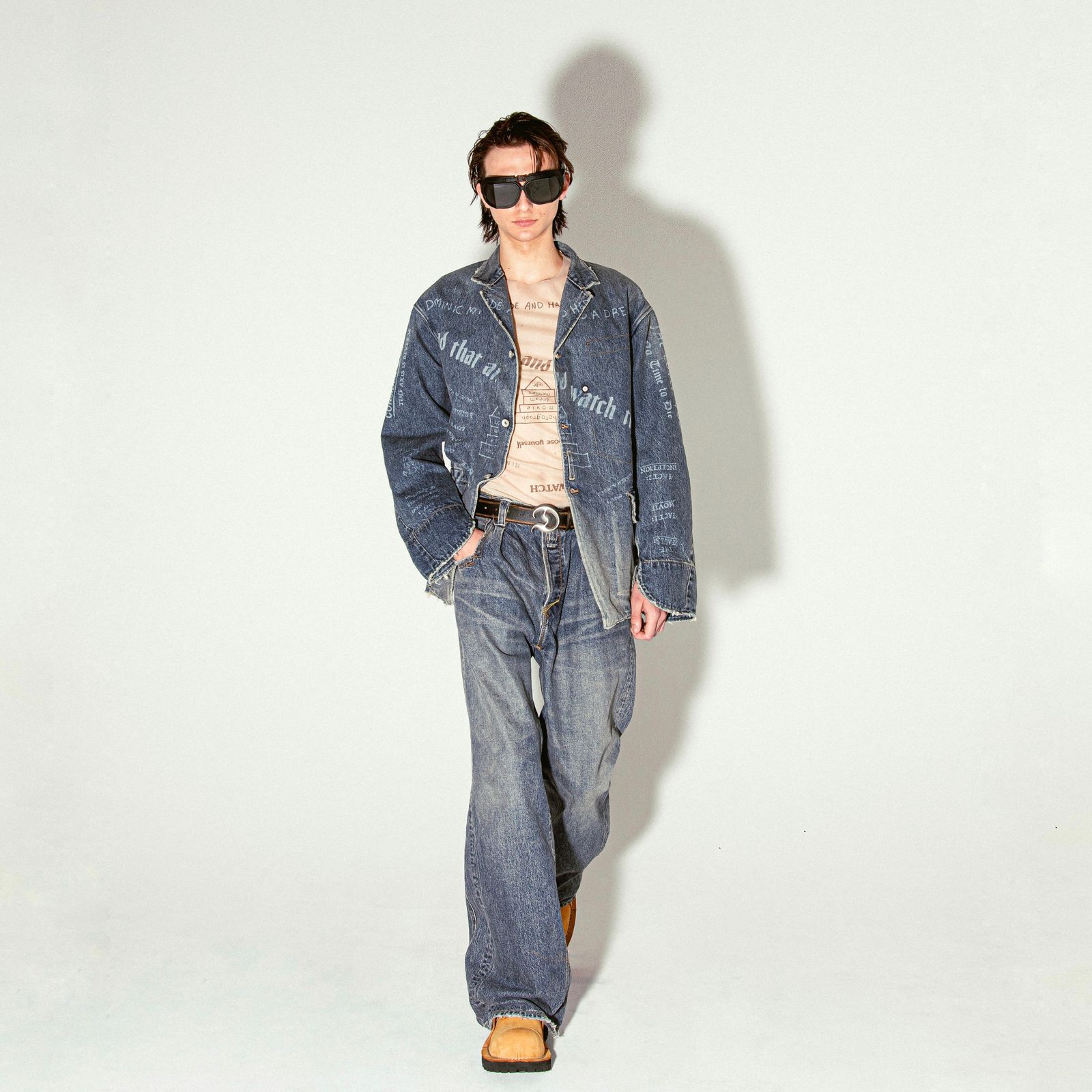 【再販売通知受付可能】"D"Buckle Vintage Velt