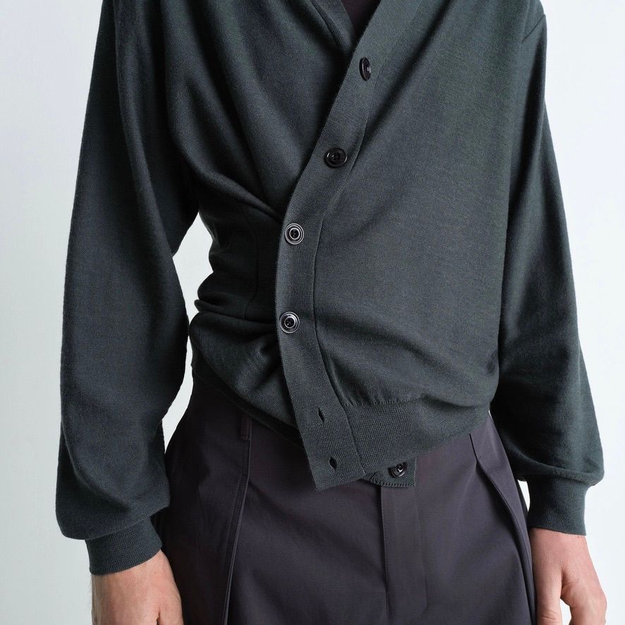 LEMAIRE - 【残り一点】Relaxed Twisted Cardigan | ACRMTSM LEMAIRE - 【残り一点】Relaxed Twisted Cardigan | ACRMTSM
