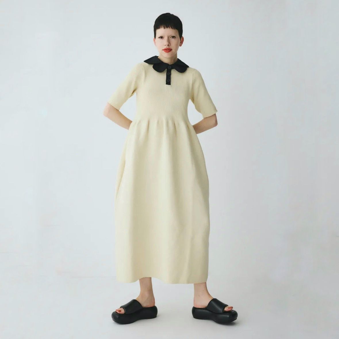 【残り一点】Knit Balloon Dress