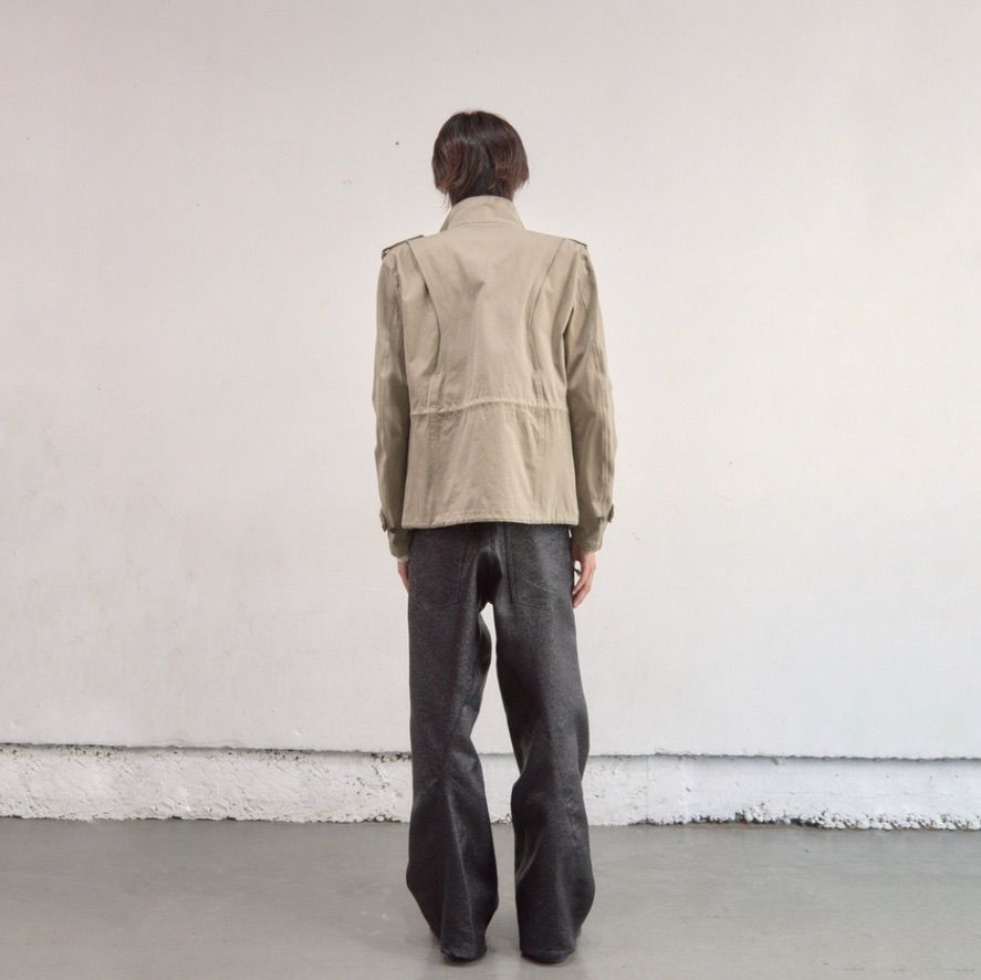 【残り一点】Glitter Twill 3D Twisted Wide Leg 5P Pants