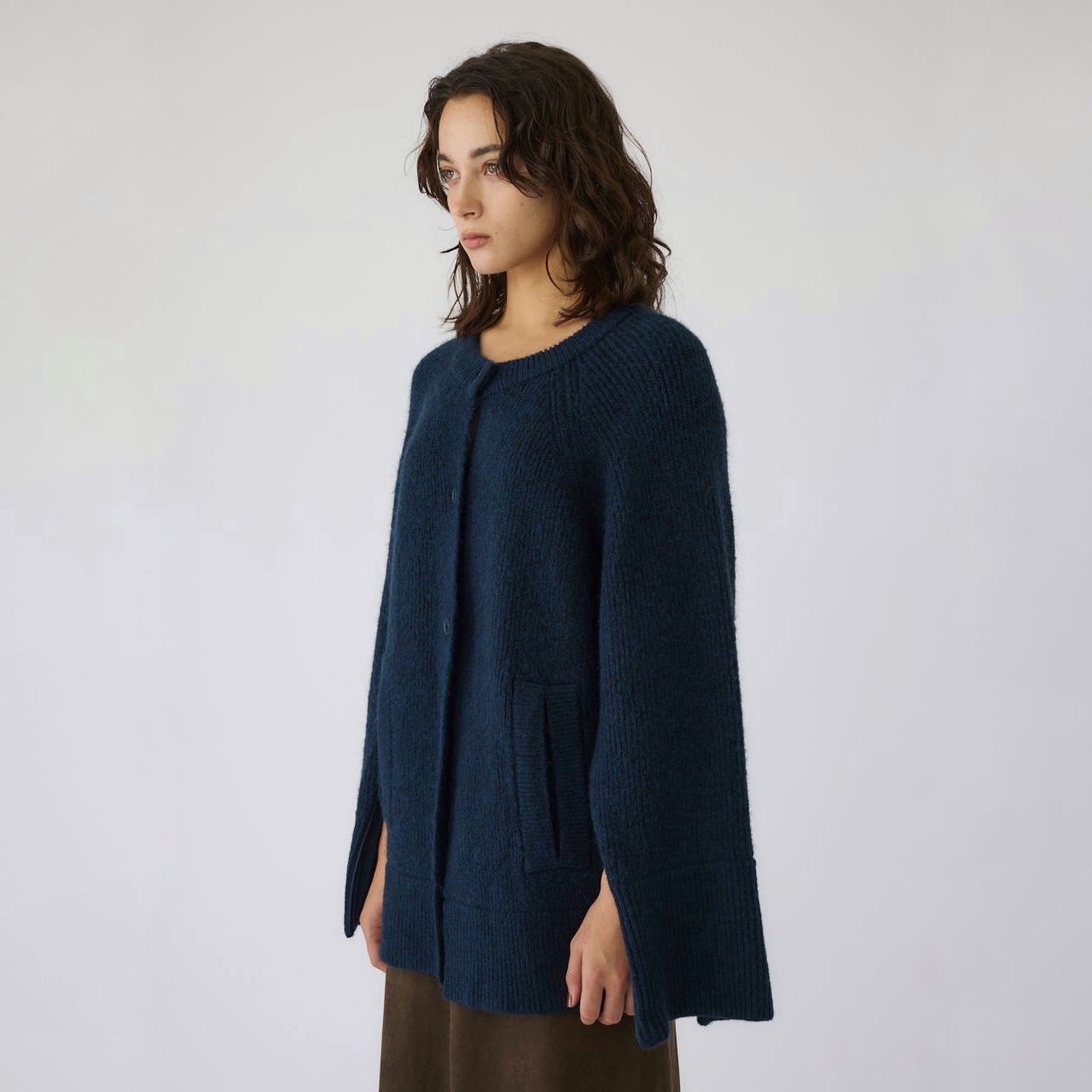 【残り一点】Poncho Like Raglan Knit C/D