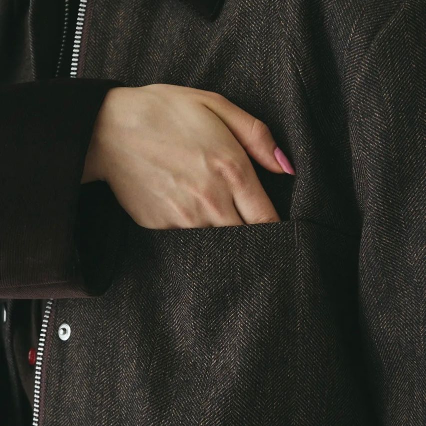 【残り一点】Herringbone Loose Jacket