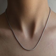 【残り一点】Snake Chain Slim(SILVER)
