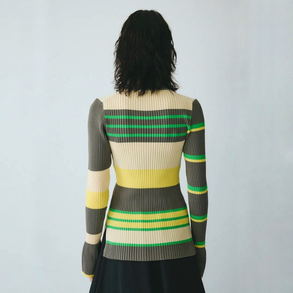 【残り一点】Randam Border Knit Tops