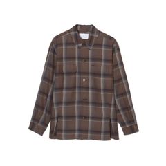 【残り一点】Ombre Plaid Flap Pocket Shirts(CHECK)