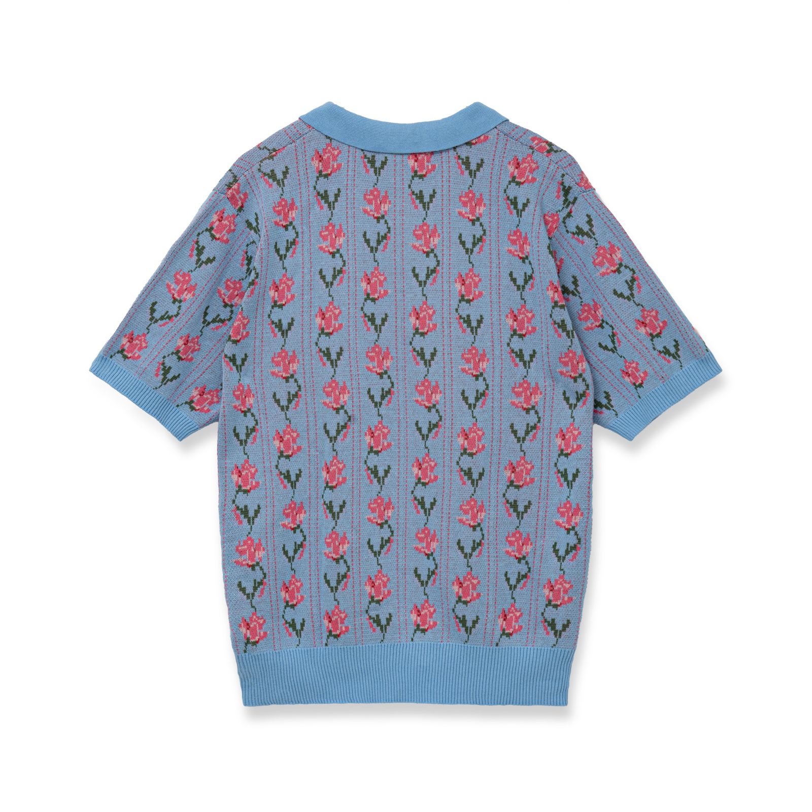 BoTT - 【残りわずか】Flower S/S Knit Polo | ACRMTSM ONLINE STORE