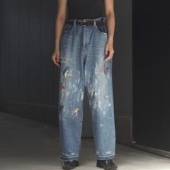 【残りわずか】TYPE001 Big Jean Trouser(PAINT)