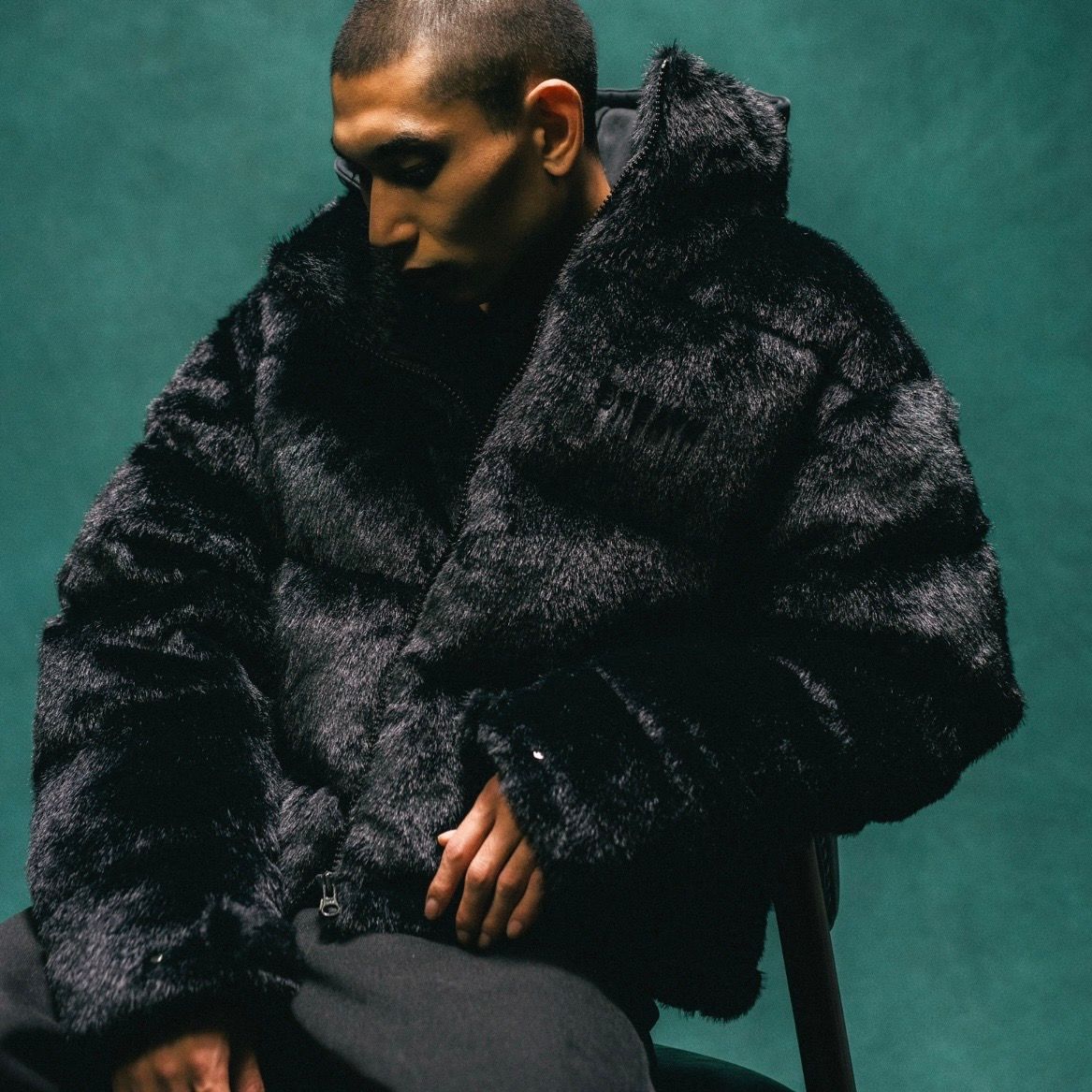 【残り一点】Faux Fur Down Jacket
