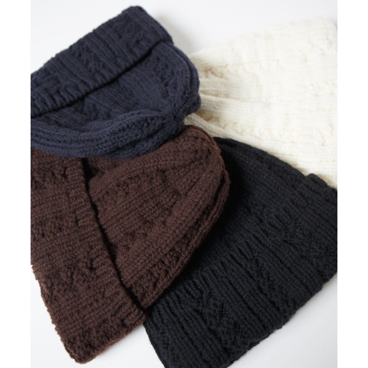 【残り一点】Insideout Cable Knit Cap