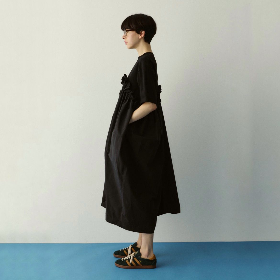 【残り一点】Wave Frill Cut Dress