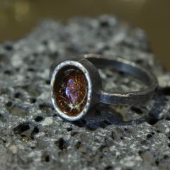 【お取り寄せ注文可能】Oval Bezel Glaze Ring