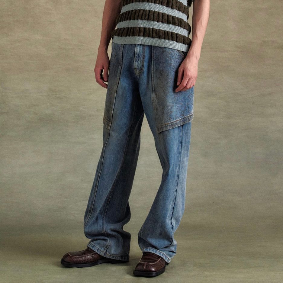 ANDERSSON BELL - 【残り一点】Embroidery Wrap Jeans | ACRMTSM