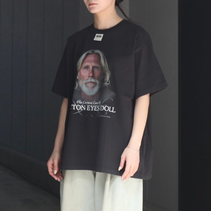 【残りわずか】"Button Eye Doll" H-S Tag Tee