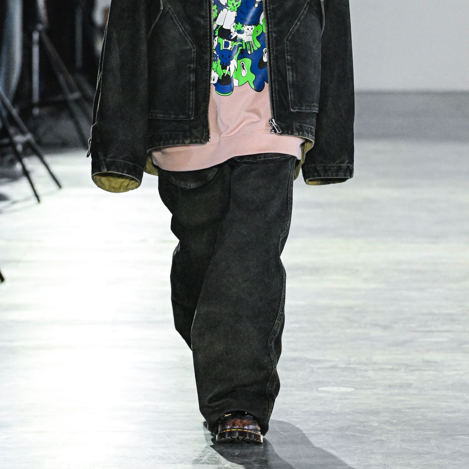 【残り一点】Black Stained Duck Pants