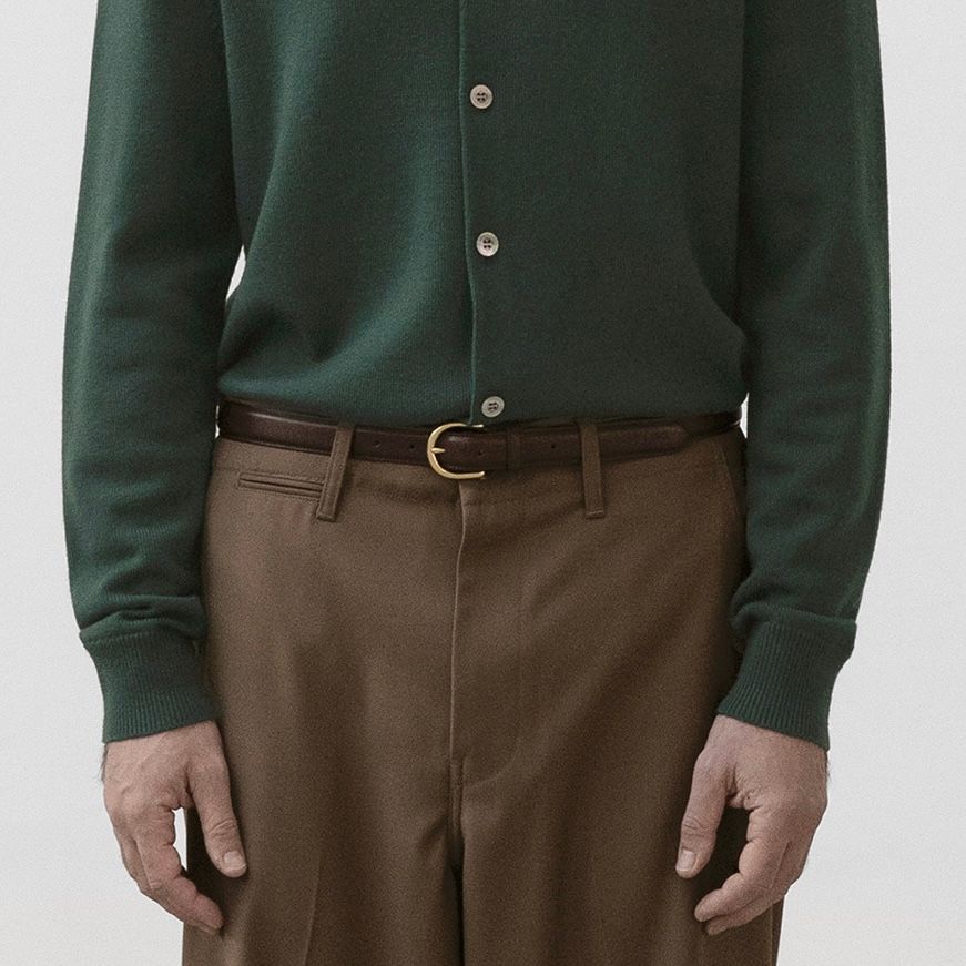 【残り一点】Plump Leather Belt