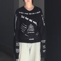 【残り一点】"TATTOO" Mohair Tite Knit