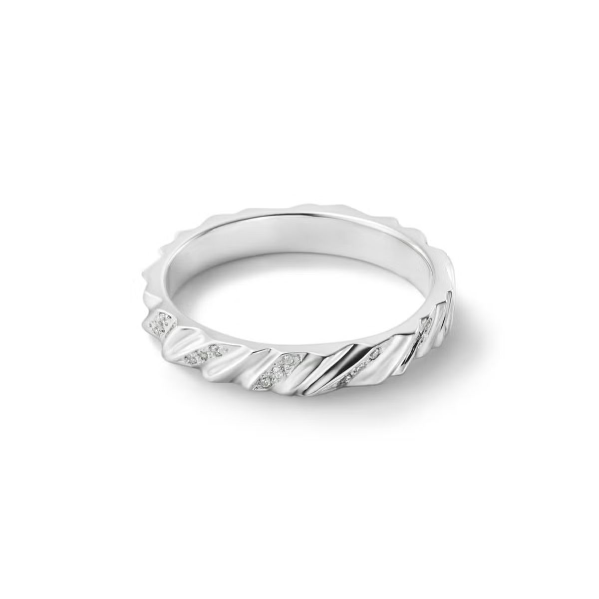 【お取り寄せ注文可能】Denova Ring W / Dia(PLATINUM950)