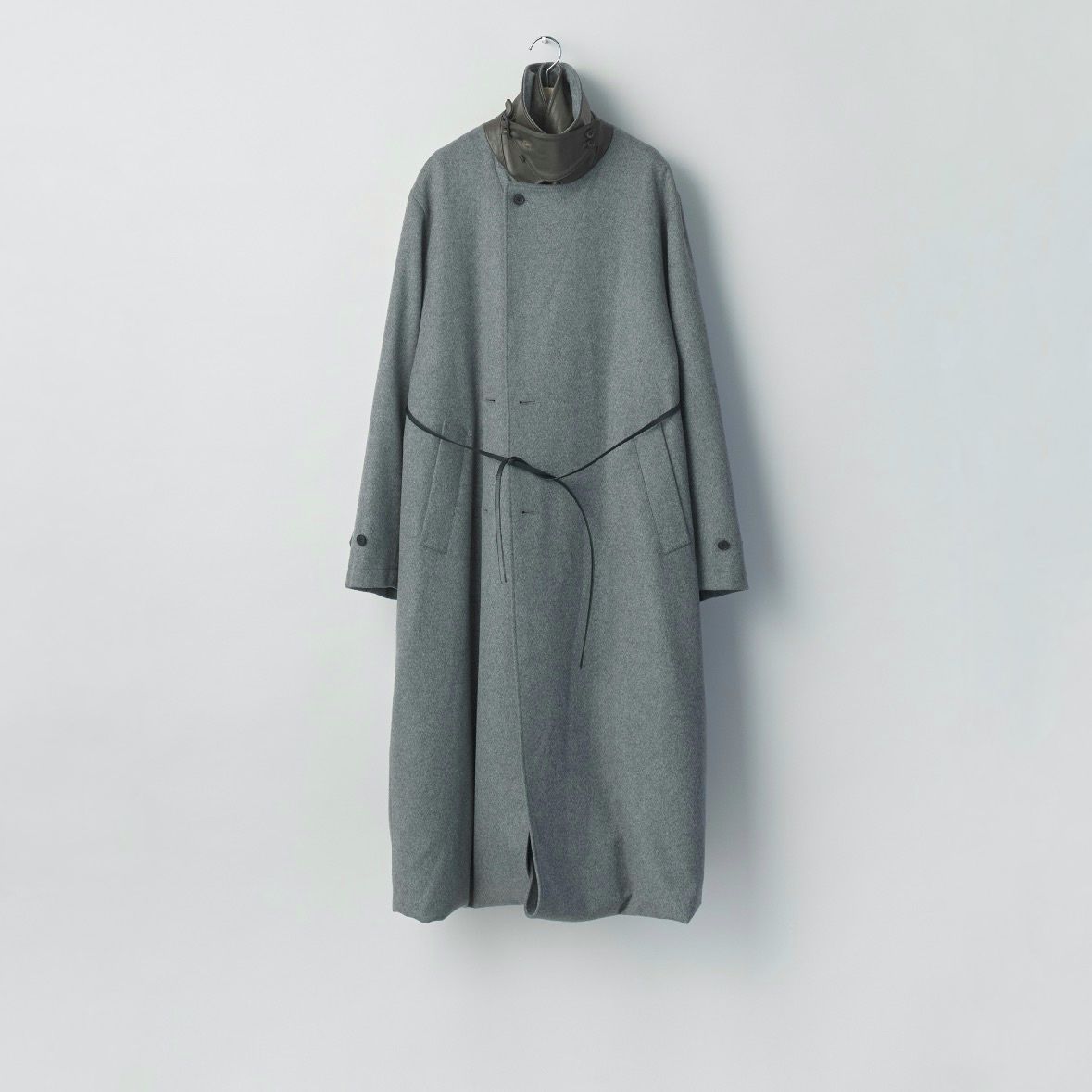 【残りわずか】Wool Cashmere Layered Combination Coat