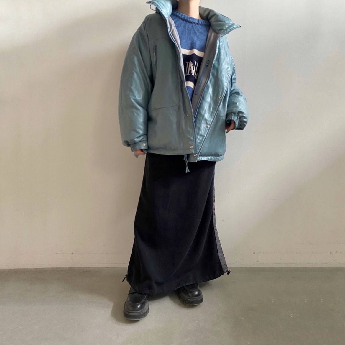 【残り一点】Sweat Docking Line Skirt
