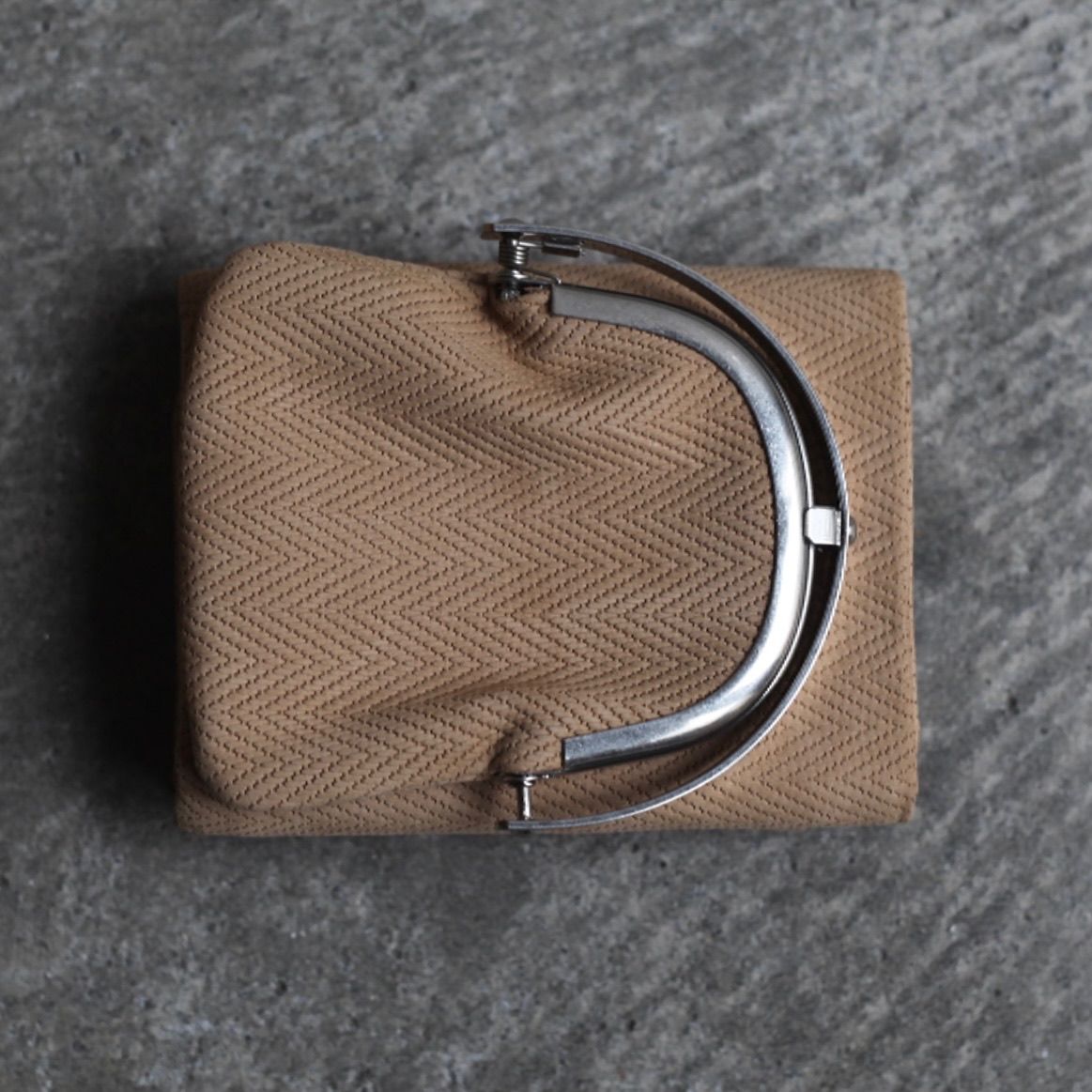 【残り一点】Frame Trifold Wallet(ODD_COW HERRINGBONE)