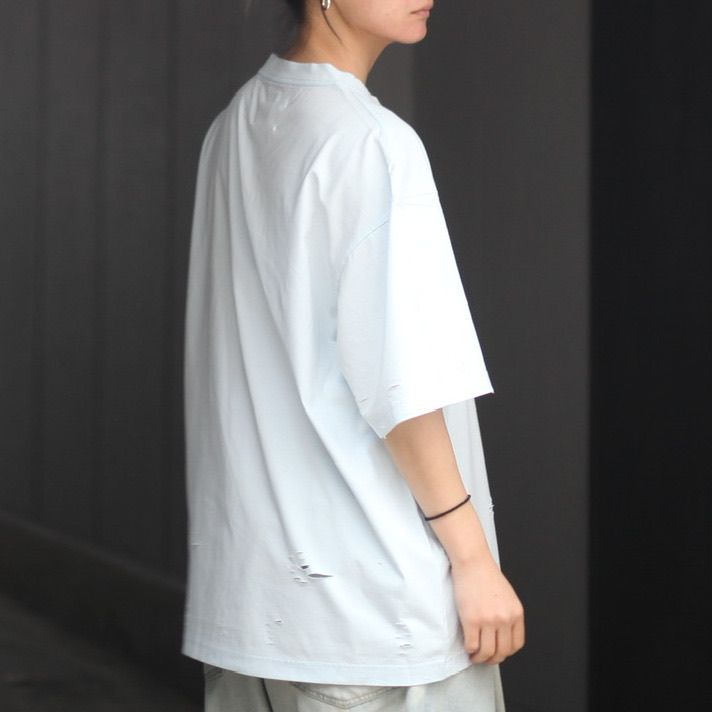 FENG CHEN WANG DISTRESSED T-SHIRT - Tシャツ/カットソー(半袖/袖なし)