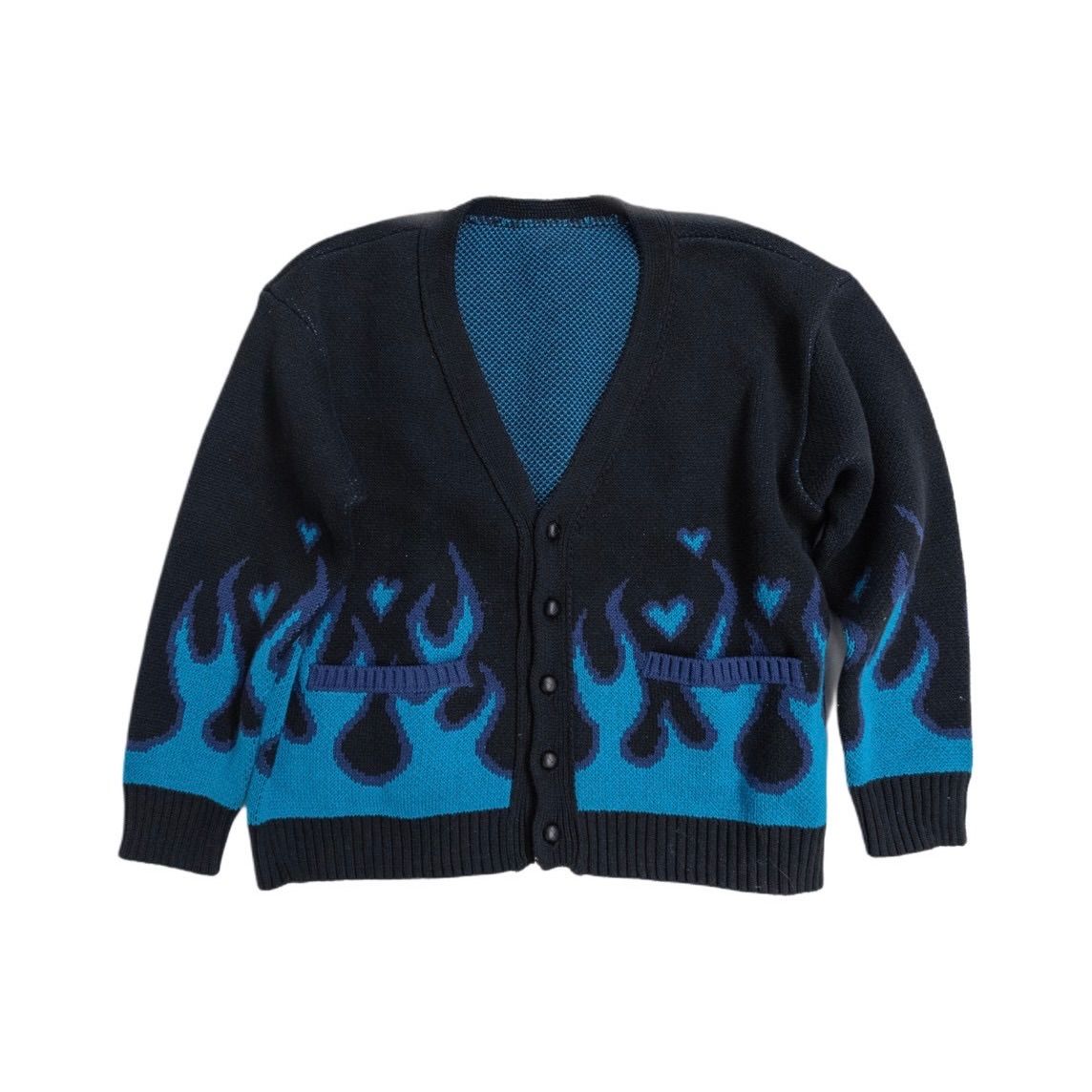 【残り一点】Cotton Knit Cardigan(FLAME)