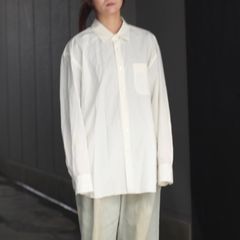 【残り一点】Regular Collar Shirt(MAX HIGH COUNT TYPEWRITER)