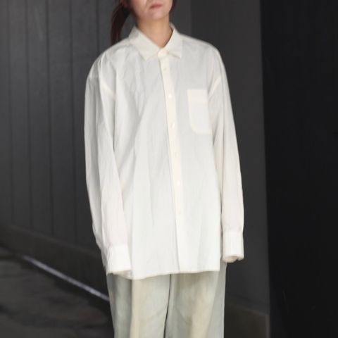 【残り一点】Regular Collar Shirt(MAX HIGH COUNT TYPEWRITER)