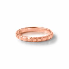 【お取り寄せ注文可能】Flat Studs Ring M(K18 PINK GOLD)