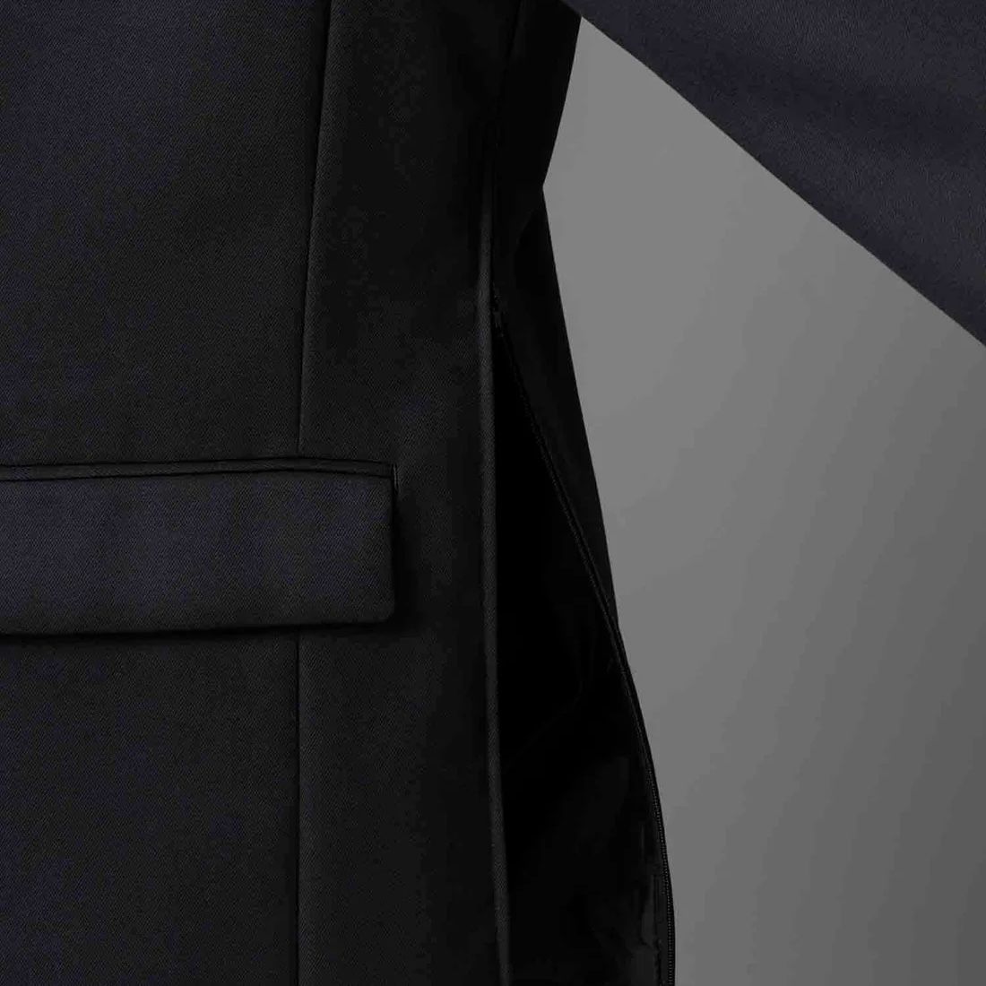 【残り一点】4colors Chambray Wool Jacket