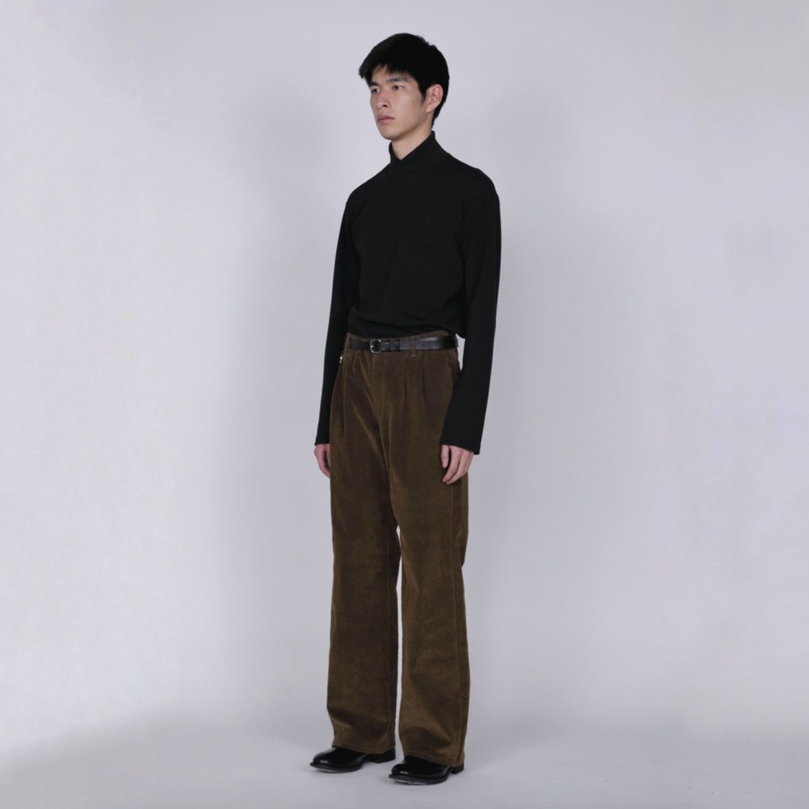【残り一点】Flocked Denim Wide Tailored Pants