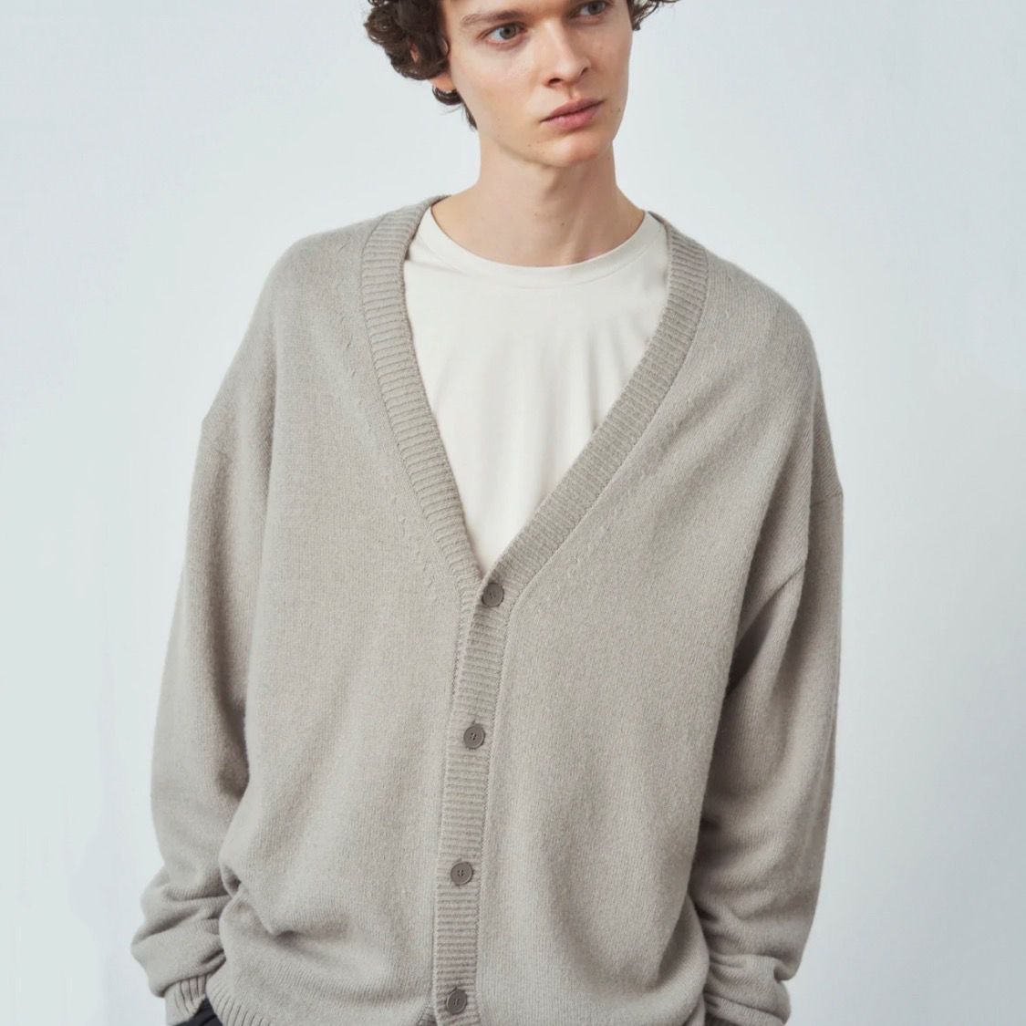 Alpaca Washi Oversized Cardigan 