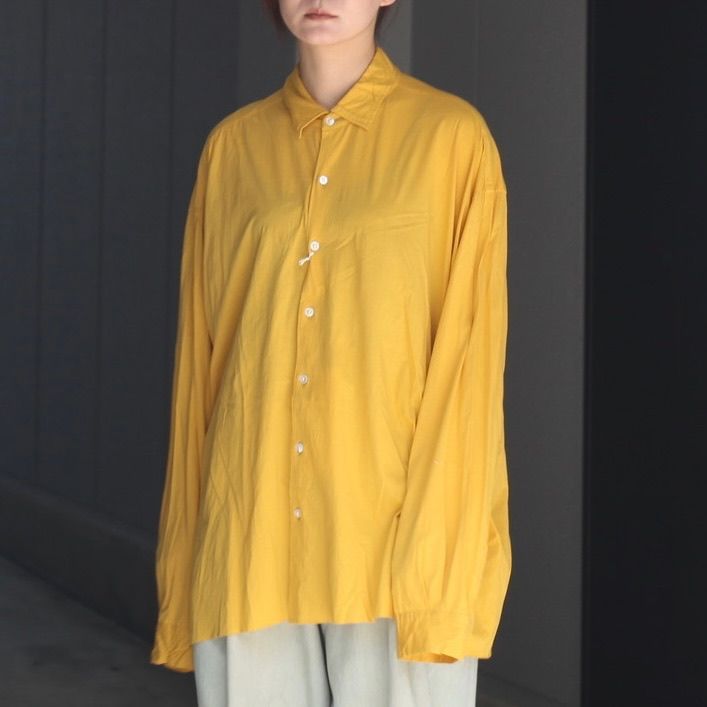 KANEMASA PHIL. - 46G Artisan Jersey Shirt YELLOW / シャツ | koko