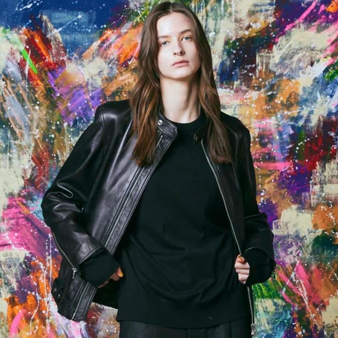 【残り一点】Dress-Fit Sheep Leather Single Rider JKT