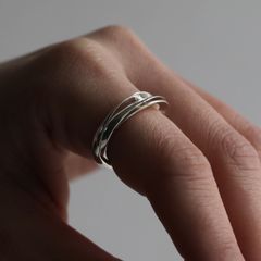 【残り一点】Oval Gimmel Ring