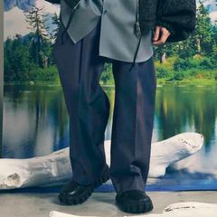 【残り一点】120/2/2 Suvin Cotton One Tuck Pants