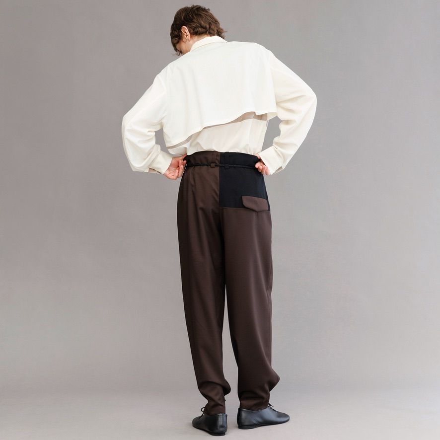 【残り一点】Bicolor Squeeze Slacks