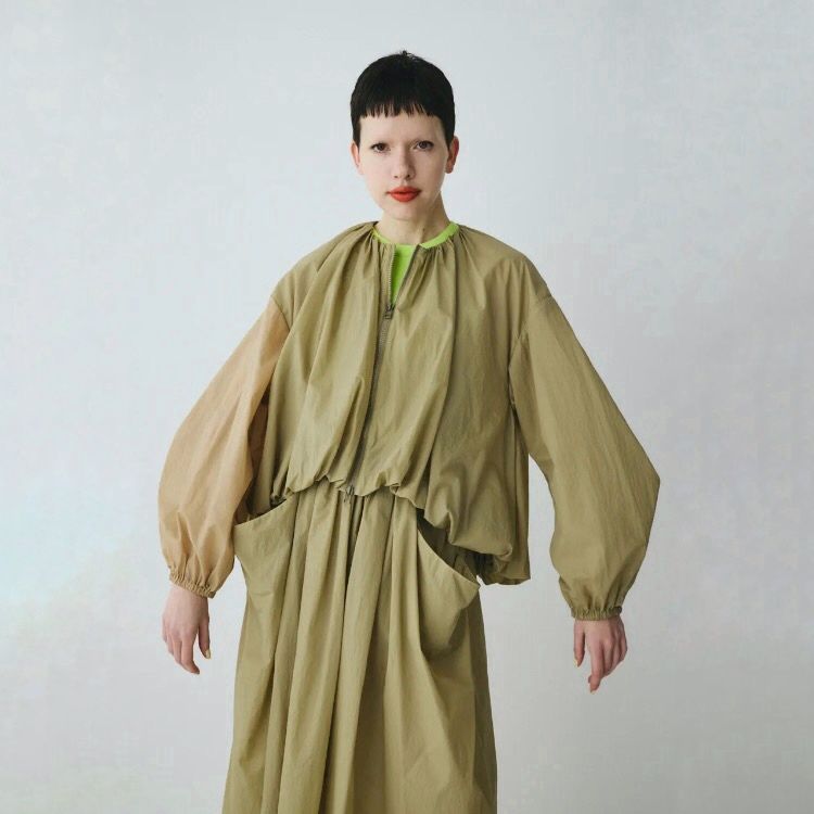 【残り一点】Balloon Hem Nylon Blouson