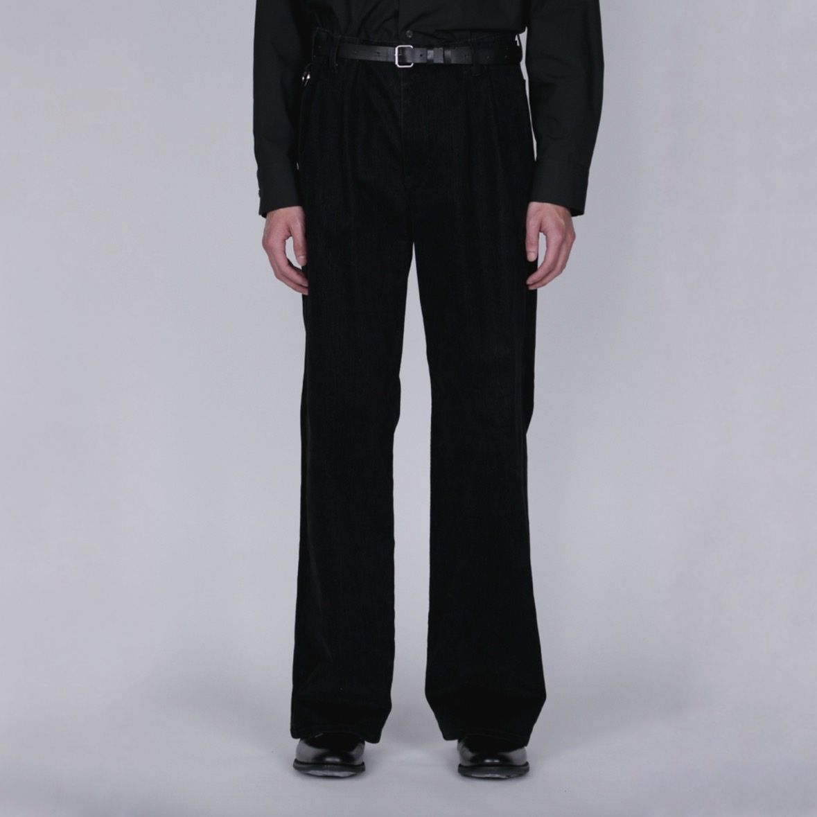 【残り一点】Flocked Denim Wide Tailored Pants