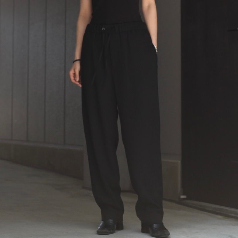 ATON - 【残り一点】Wool Oxford Tapered Easy Pants | ACRMTSM ONLINE