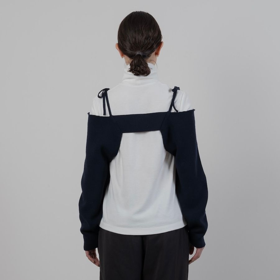 【残り一点】Washable Wool Dia Suit Off Shoulder Sleeves